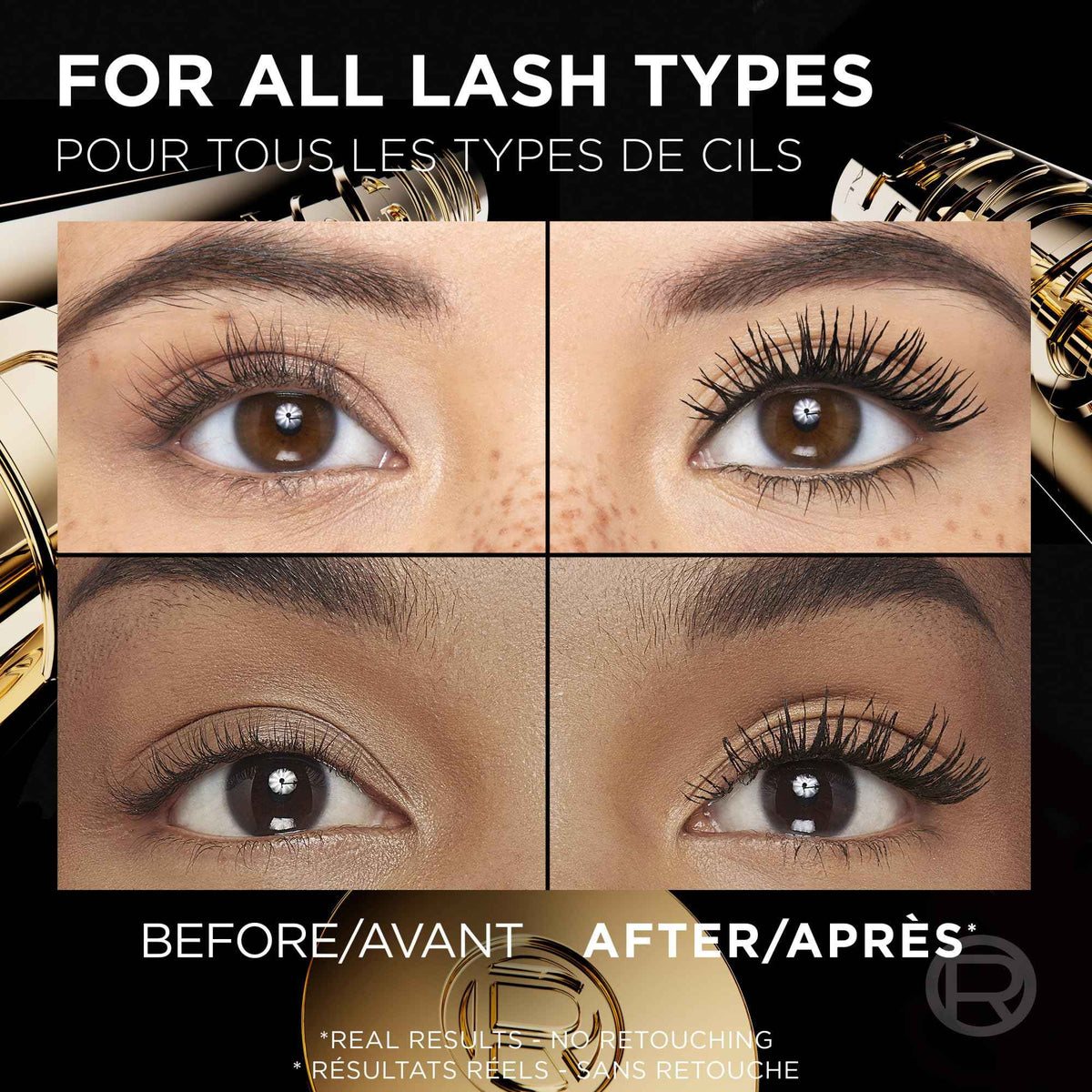 L’Oréal Paris Voluminous Panorama Mascara, Volumizing Mascara, Up to 1.4x Bigger-Looking Eyes, Black Brown, 9.9 mL 🍁 All In One Marketplace Canada