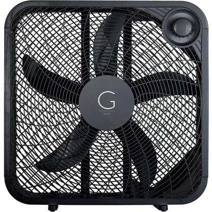 Genesis 20" Box Fan, 3 Settings, Max Cooling Technology, Carry Handle, Black (G20BOX-BLK) 🍁 All In One Marketplace Canada