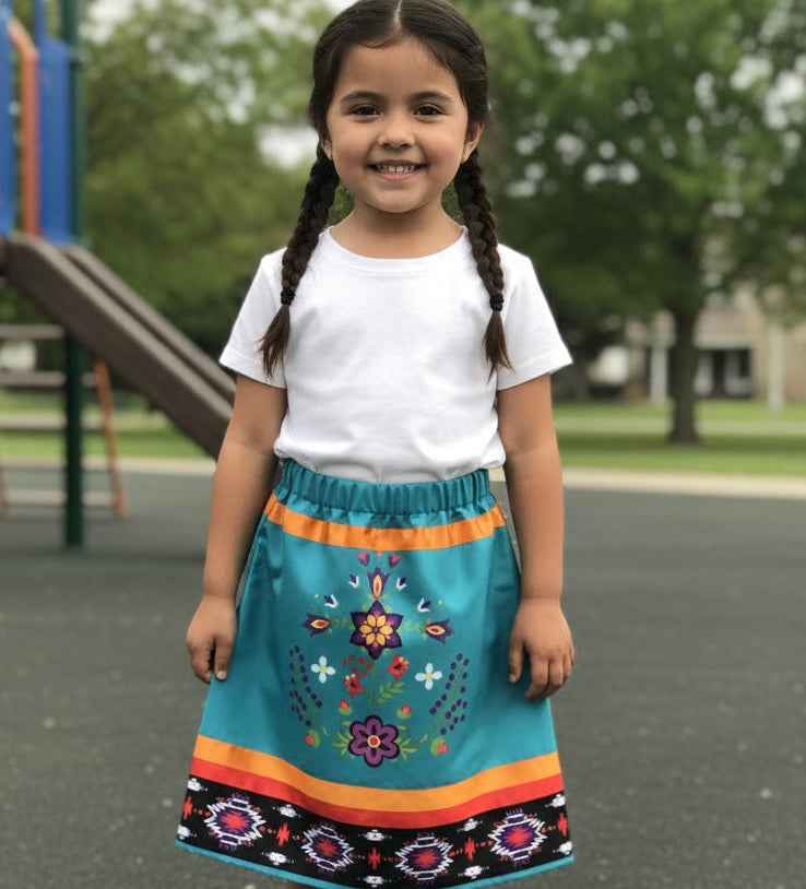 OLDTRIBES™ infants  Flower Ribbon Skirt