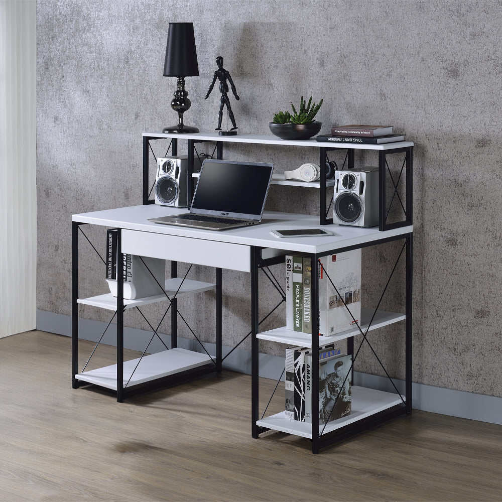 Gambetta Multi-Purpose Hutch Desk - Available in Multiple Colors