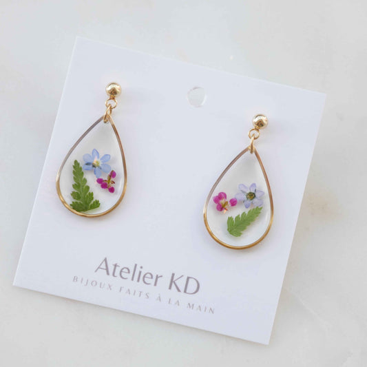 Boucles d’oreilles Lili - goutte 22mm