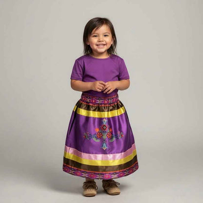 OLDTRIBES™ Infants Floral Ribbon Sk
