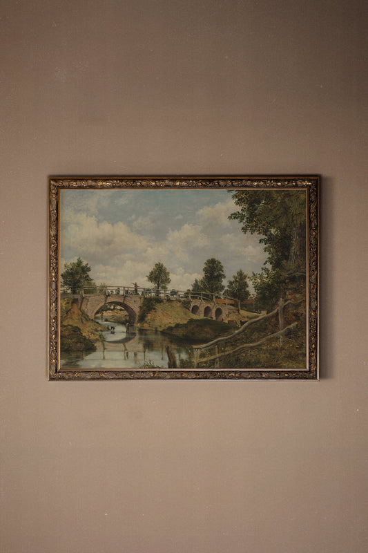 SENTIER DU TEMPS, CADRE VINTAGE BRONZE