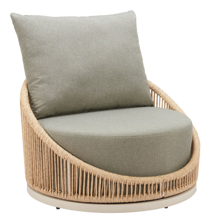 Prairie Outdoor Swivel Chair - Natural