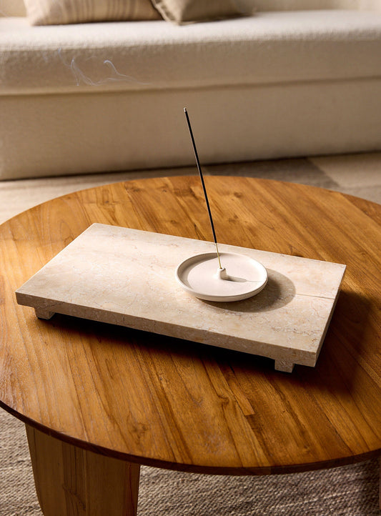 Marble serving tray