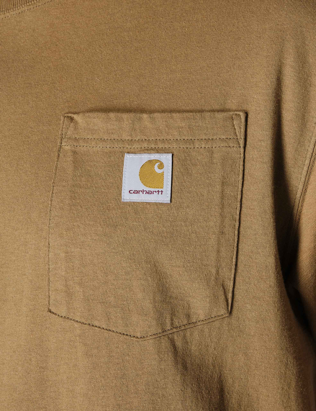 Carhartt Men's Loose Fit Heavyweight Short-Sleeve Pocket T-Shirt (Also Available in Big & Tall), Brown, Large 🍁 All In One Marketplace Canada