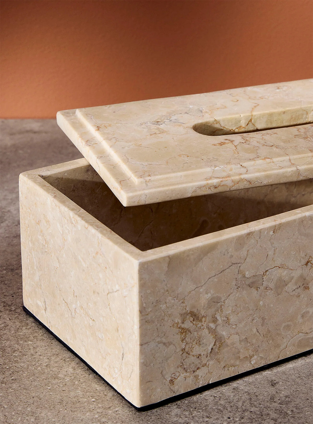 Marmorne Taschentuchbox