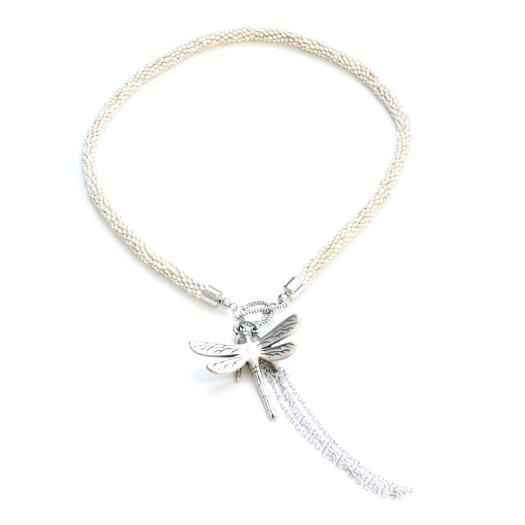 Short Dragonfly Necklace