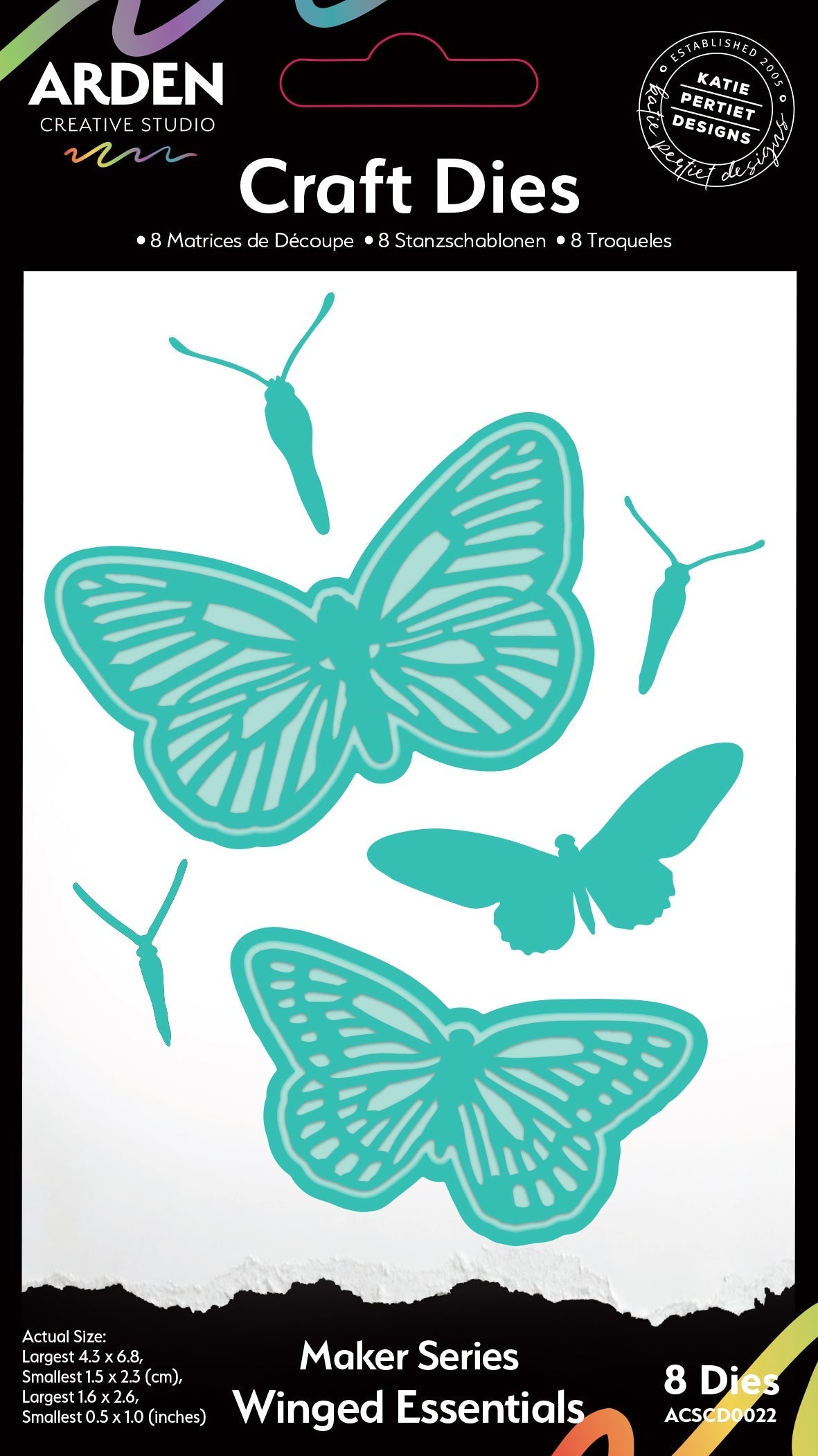 Arden Creative Studio Maker Series Winged Essentials Craft Die Set