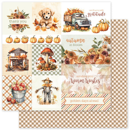 Autumn Florals Basics 12x12 Paper Collection 35451