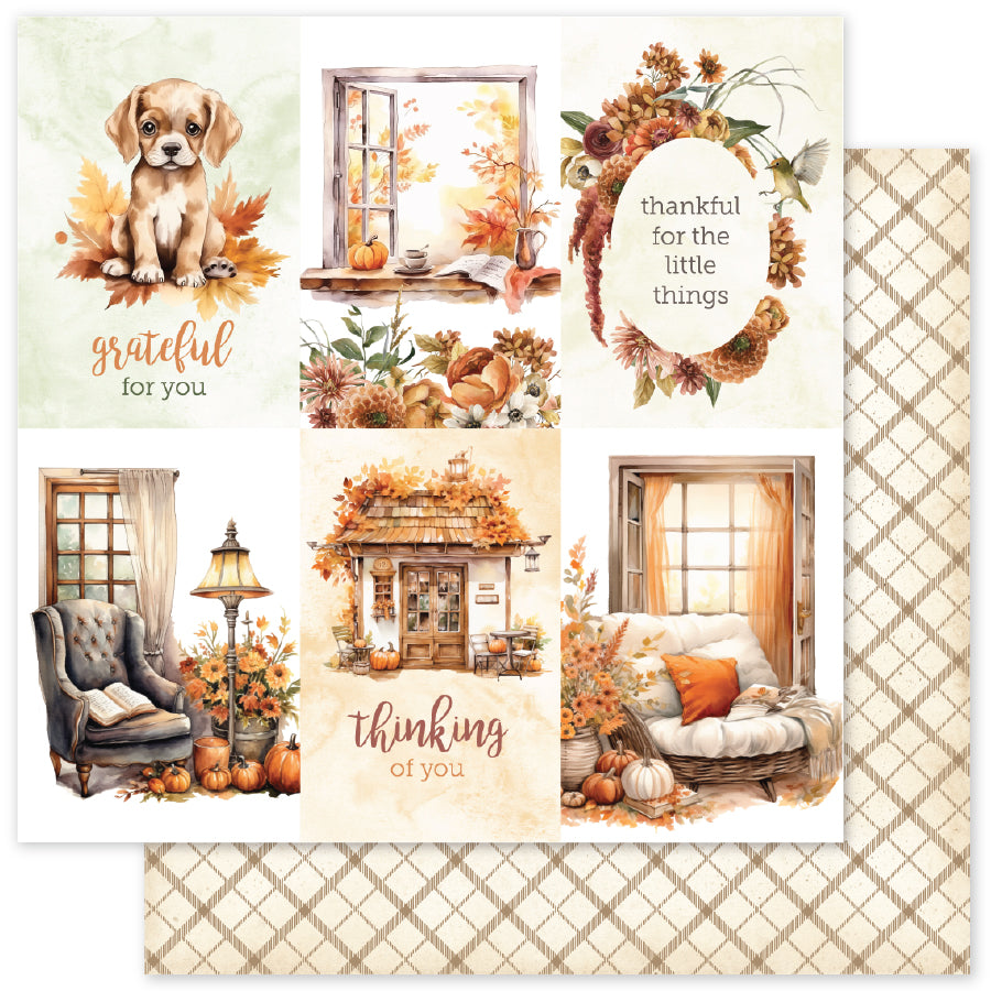 Autumn Florals Basics 12x12 Paper Collection 35451