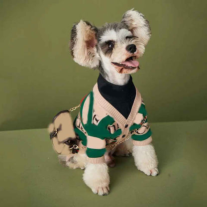 Dog Cardigan Sweater | Gucchewi Dog Sweater