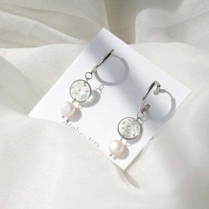 Boucles d'oreilles Perla  - Lola rond
