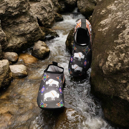 OLDTRIBES™ Onyx Bison Aqua Shoes