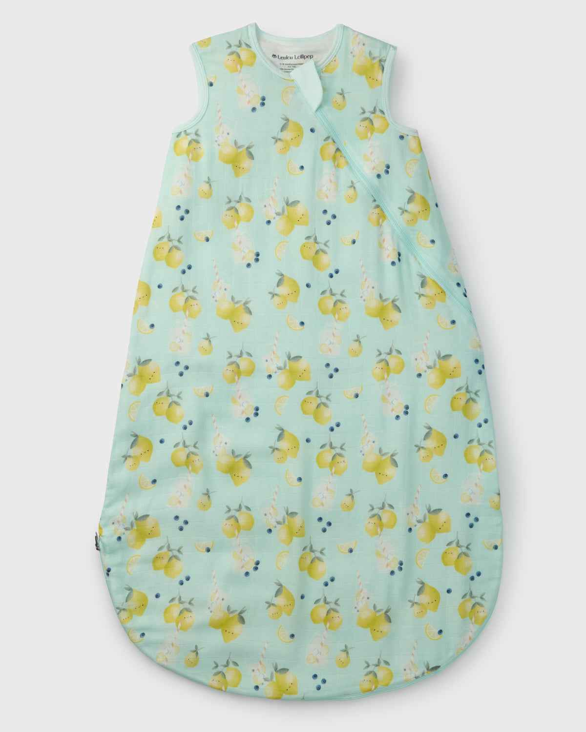 Baby Bamboo Muslin Sleep Sack 0.5 TOG - Lemon Squeezy