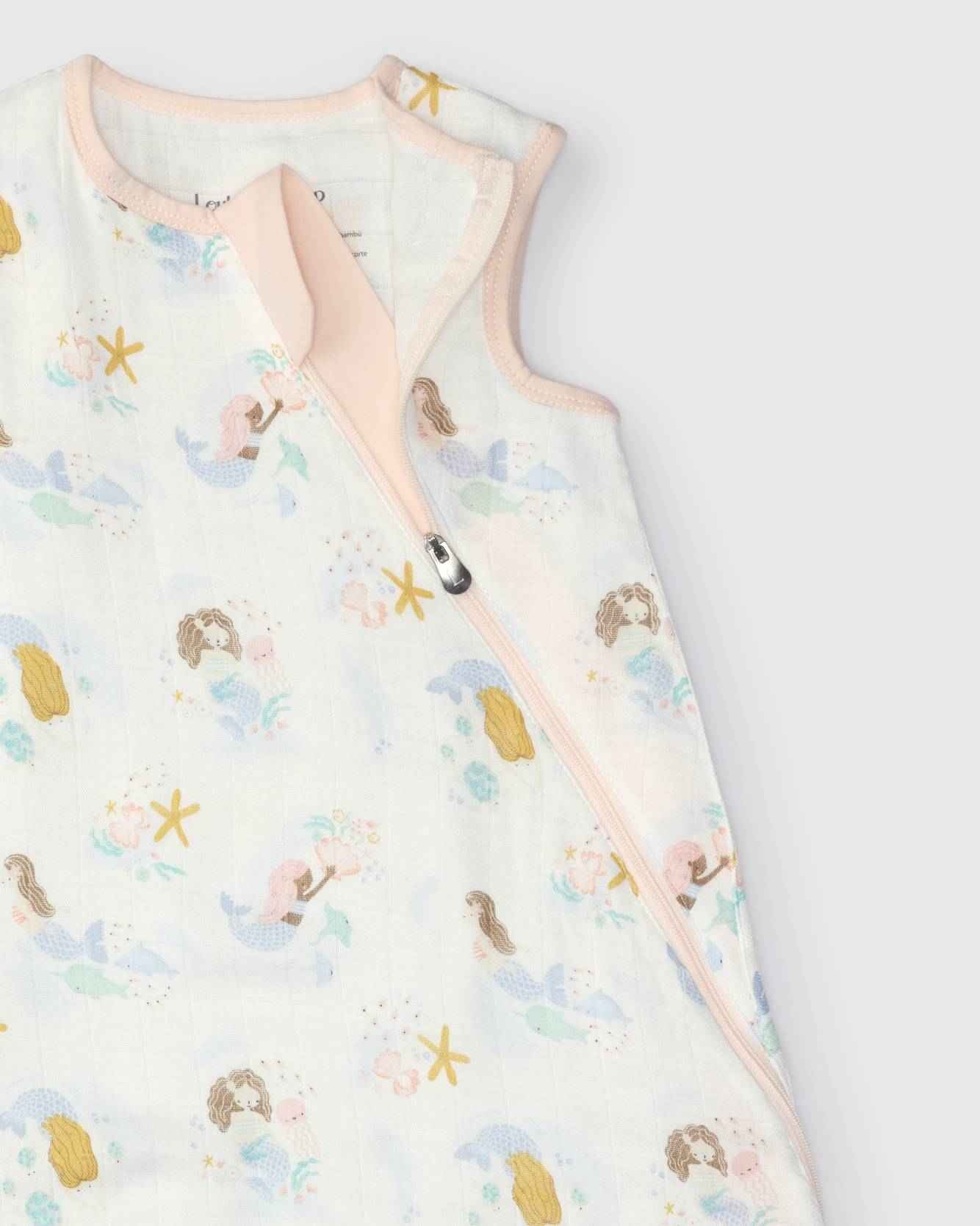 Baby Bamboo Muslin Sleep Sack 0.5 TOG - Mermaids