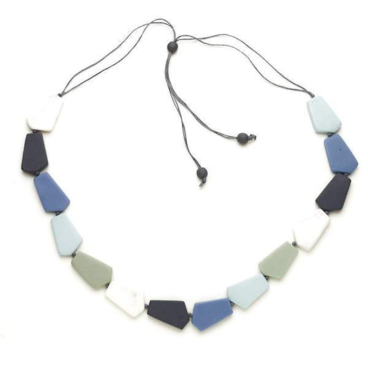 Resin Pentagon Necklace