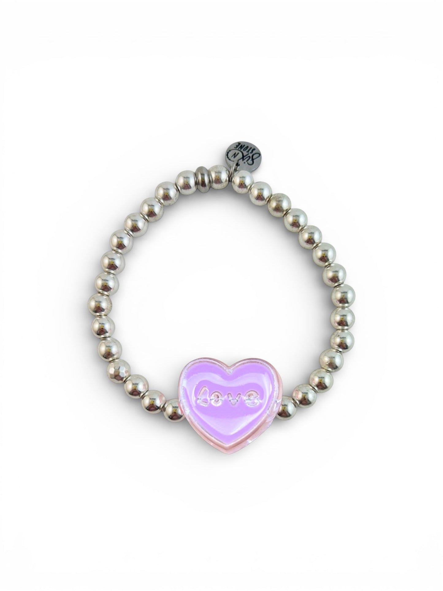 Sweetheart Hematite Bracelets - Mom and Mini