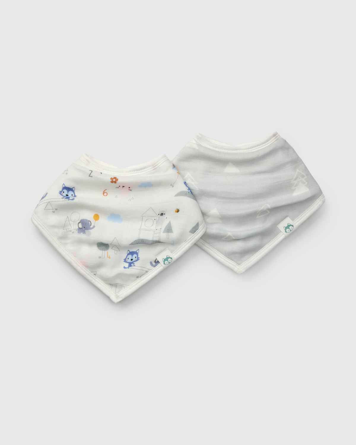 Bandana Bib Set - 2 Pack - Mini Mathletes