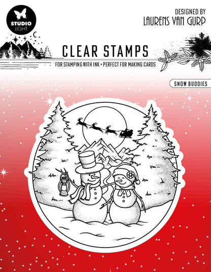 BL Clear Stamp Snow Buddies Essentials 120x120x3mm 1 PC nr.299