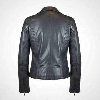 BOL Women's Vintage Texas Lambskin Leather Jacket