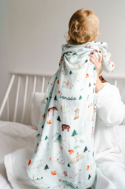 Baby Muslin Sleep Bag 0.5 TOG in Tanboocel® Bamboo Viscose - Canada