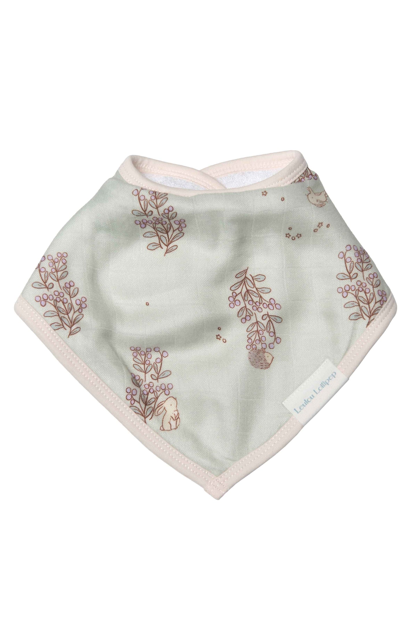 Bandana Bib Set - 2 Pack - Hedgehog Forest