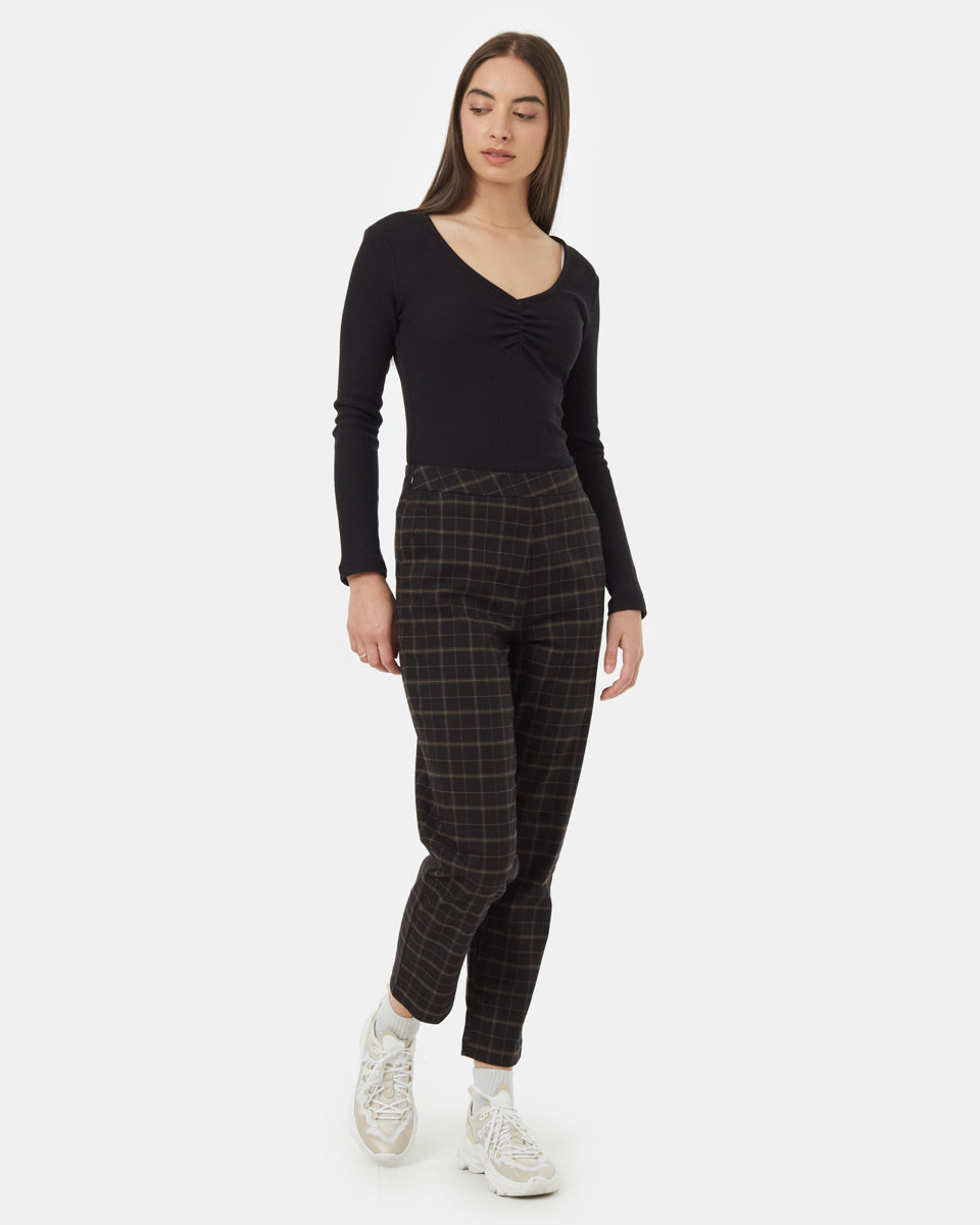 Kurze Hose aus umweltfreundlichem, weichem Twill