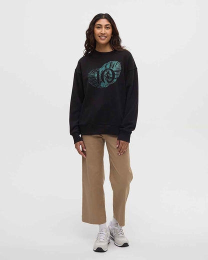 Amazon Greenery Relaxed Logo Crew