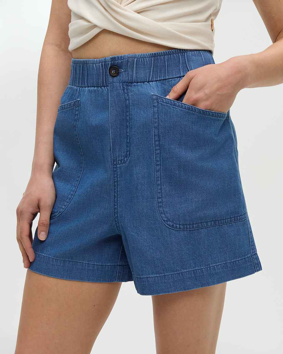Denim Cascades Short