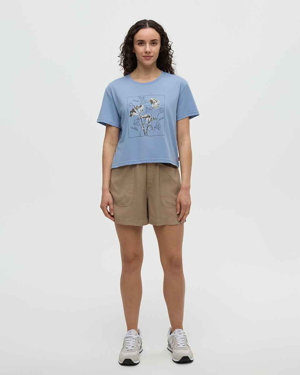 Floral Crop T-Shirt