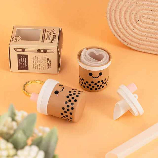 Boba Straw Keychain