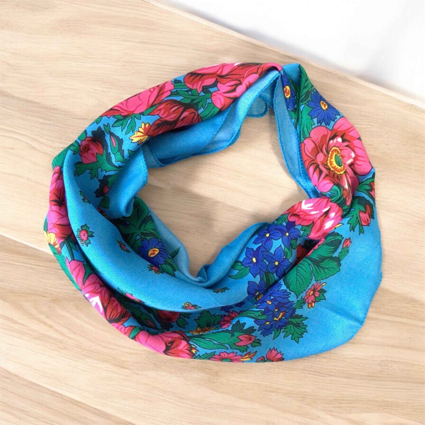 Turquoise Kokum Scarf
