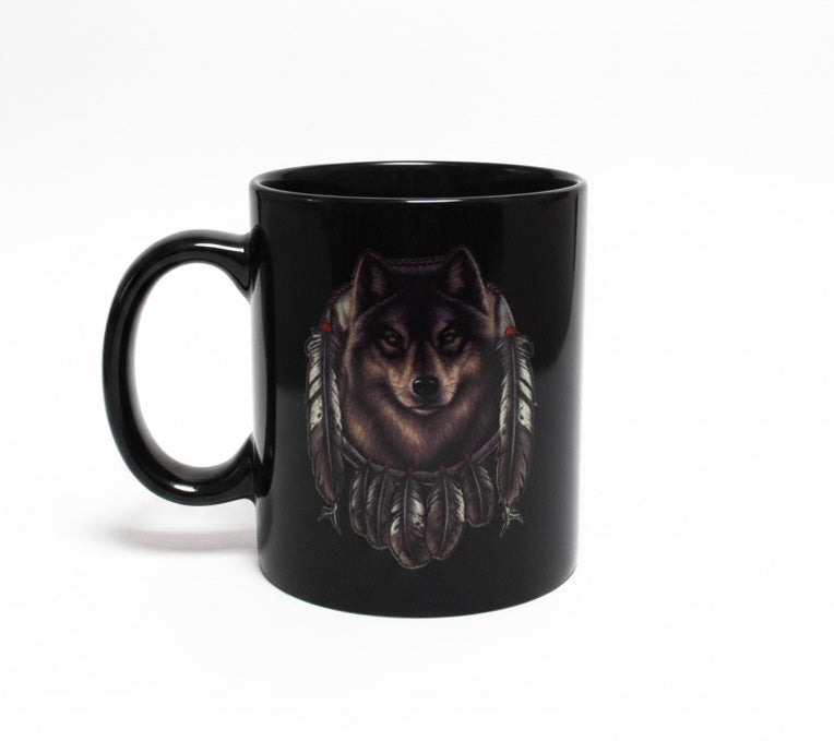 OLDTRIBES™ Southwestern Style Black Ceramic mug