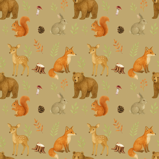 Couverture minky copain des bois 🦊 petite