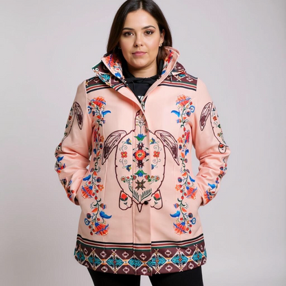 Blush Turtle 3/4-Length Coat