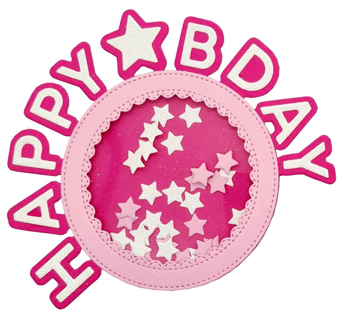 CCL Cutting Die Circle Shaker Happy Bday Essentials 164x265x1mm 1 PC nr.159