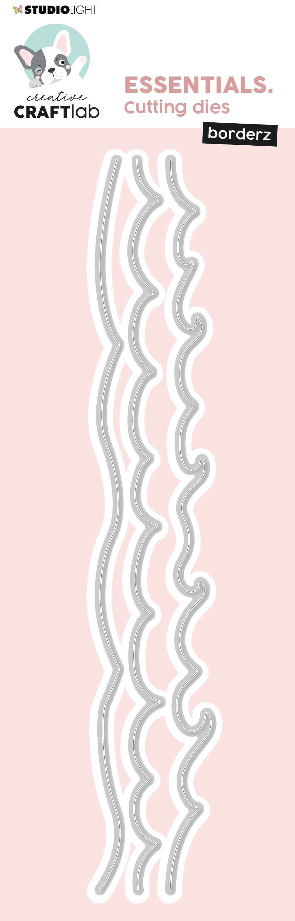 CCL Cutting Dies Borderz Waves Essentials 213x35x1mm 3 PC nr.545