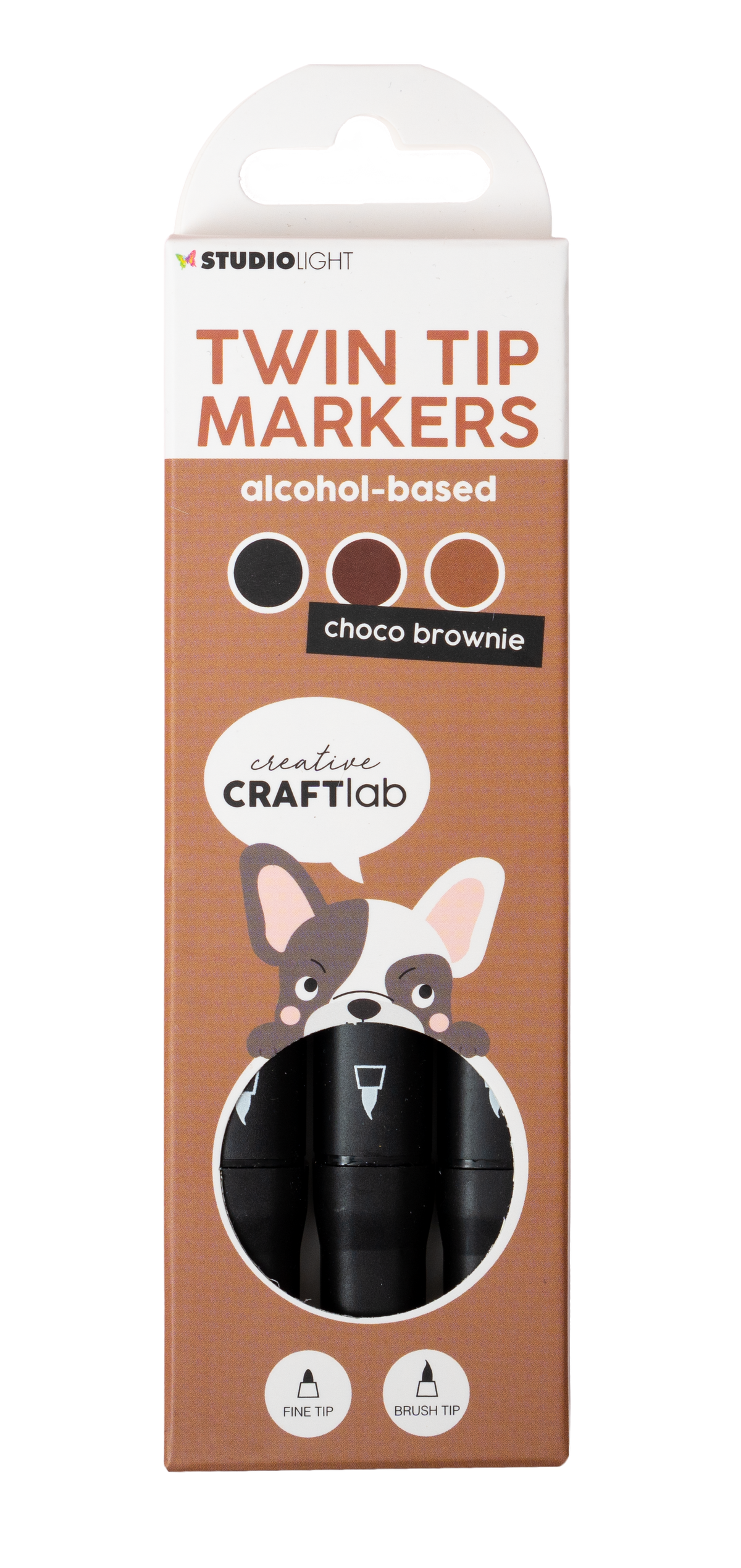 CCL Alcohol Marker Choco Brownie Essentials 48x152x13mm 3 PC nr.07