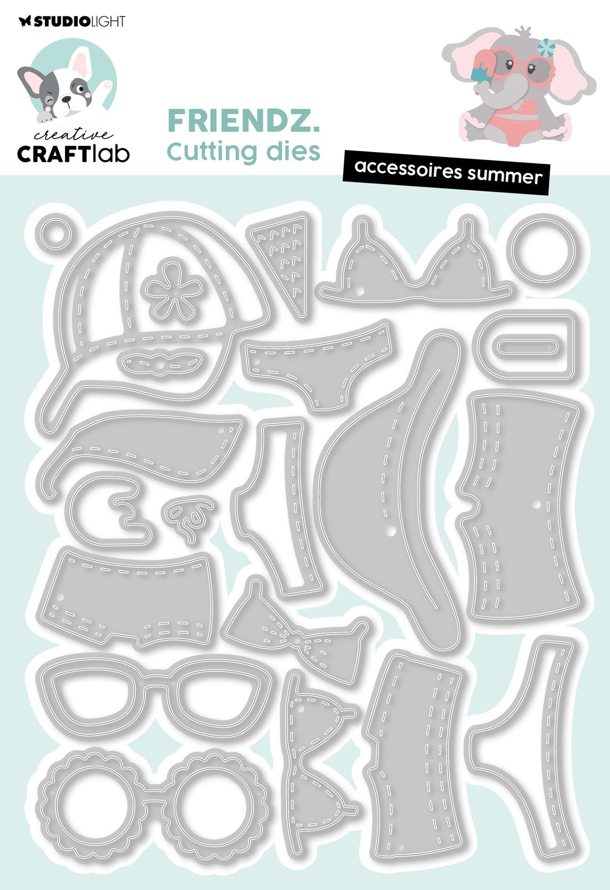 CCL Cutting Die Accessories Summer Friendz 20 PC