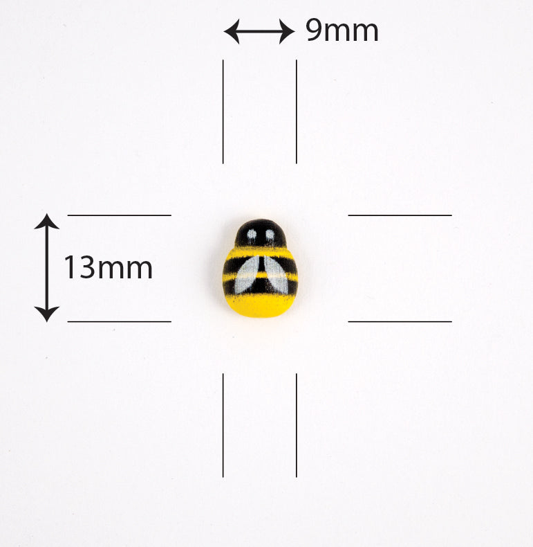 Craft Consortium Let Spring Begin - Adhesive Wooden Bees