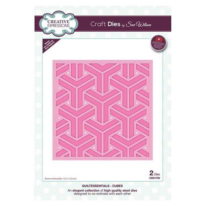 Dies by Sue Wilson Quiltessentials Collection Cubes