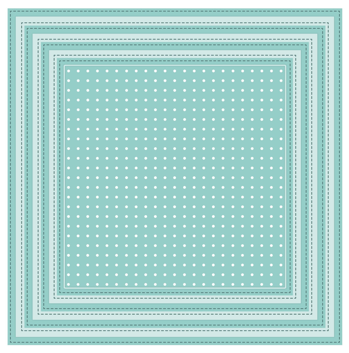 Shadow Box Collection Stitched Square Peg Board Die