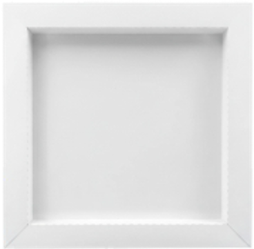 CrafTreat 3D Fold Shapes - Frames White - Square Combo 4pcs