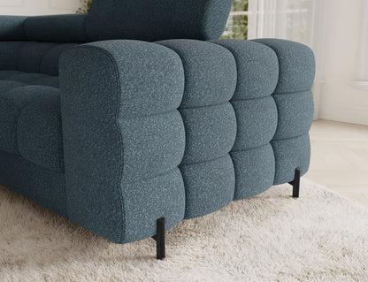 Fectory Sectional Storage Sleeper Chaise Sofa - Blue