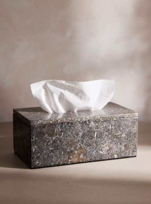 Marmorne Taschentuchbox