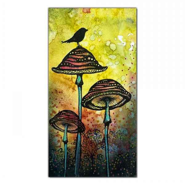 Snailcap Mushrooms Stamp