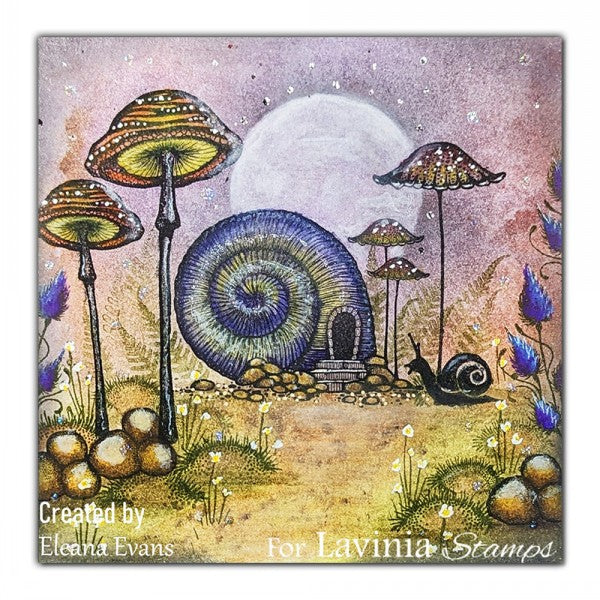 Thistlecap Mushrooms Stamp