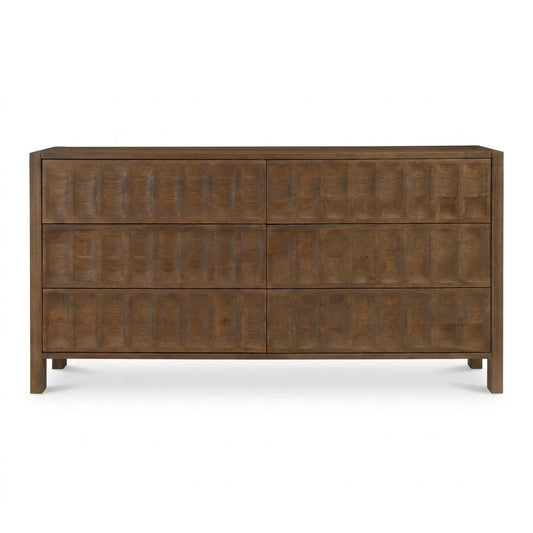 Ronan 6 Drawer Dresser Brown