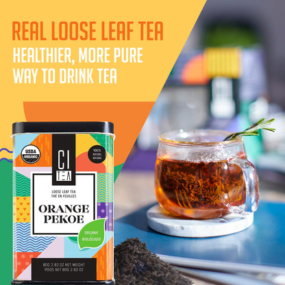 Organic Orange Pekoe Loose Leaf Tea Bundle of Two